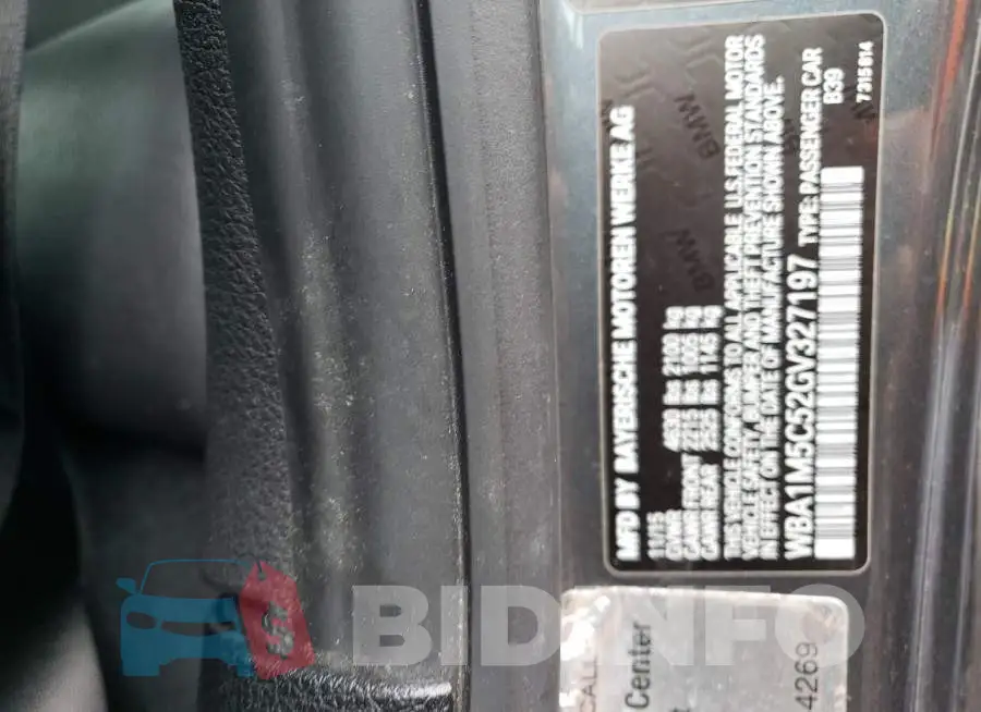 WBA1M5C52GV327197 Photo# 12