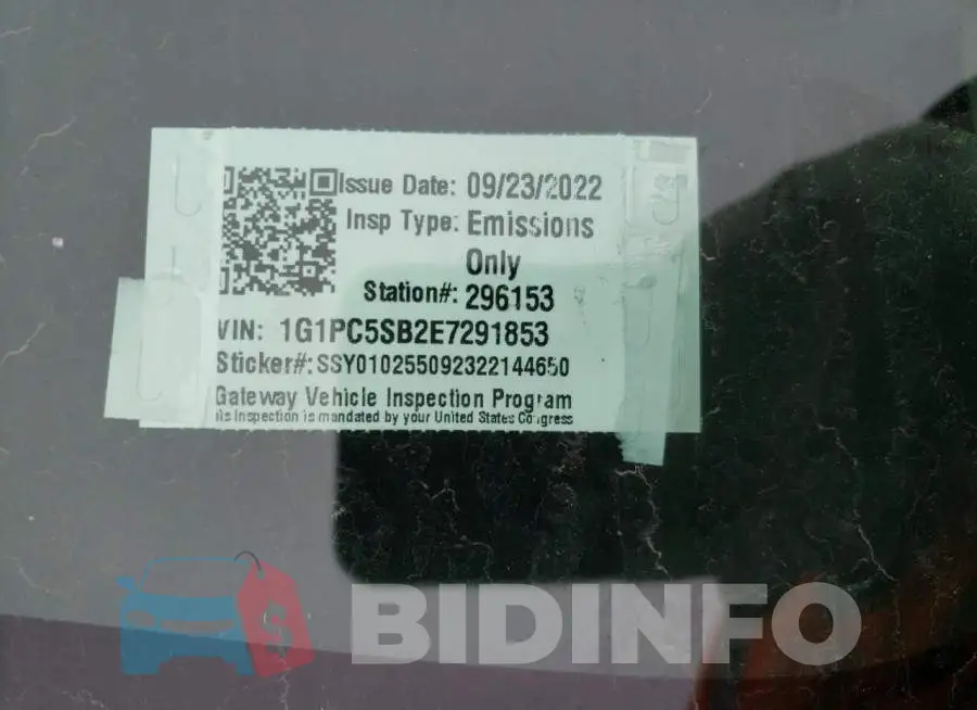1G1PC5SB2E7291853 Photo# 13