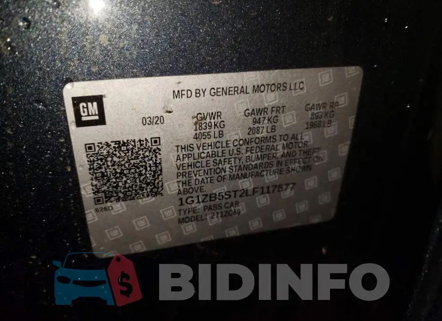 1G1ZB5ST2LF117577 Photo# 12