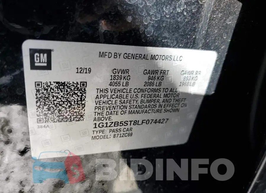 1G1ZB5ST8LF074427 Photo# 12