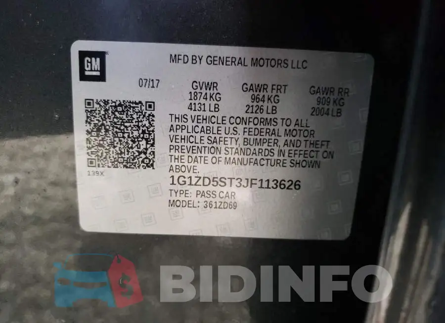 1G1ZD5ST3JF113626 Photo# 12