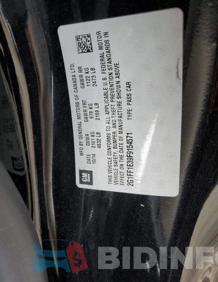 2G1FF1E39F9154571 Photo# 12