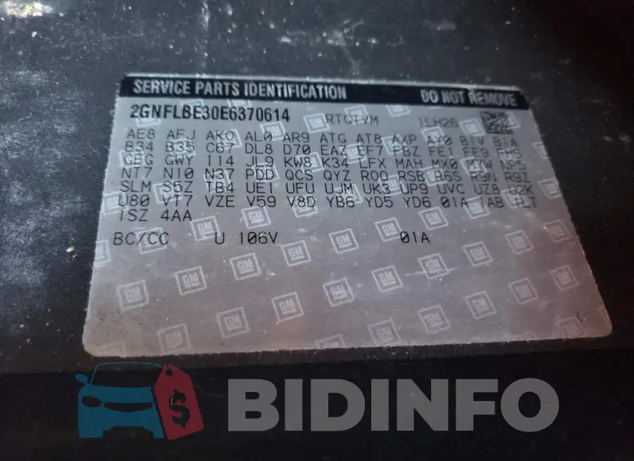 2GNFLBE30E6370614 Photo# 13