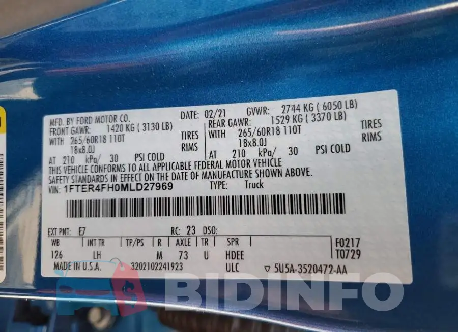 1FTER4FH0MLD27969 Photo# 12