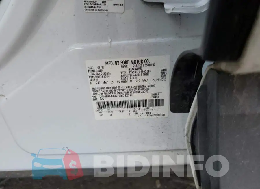 2FMPK4J92HBC22770 Photo# 13