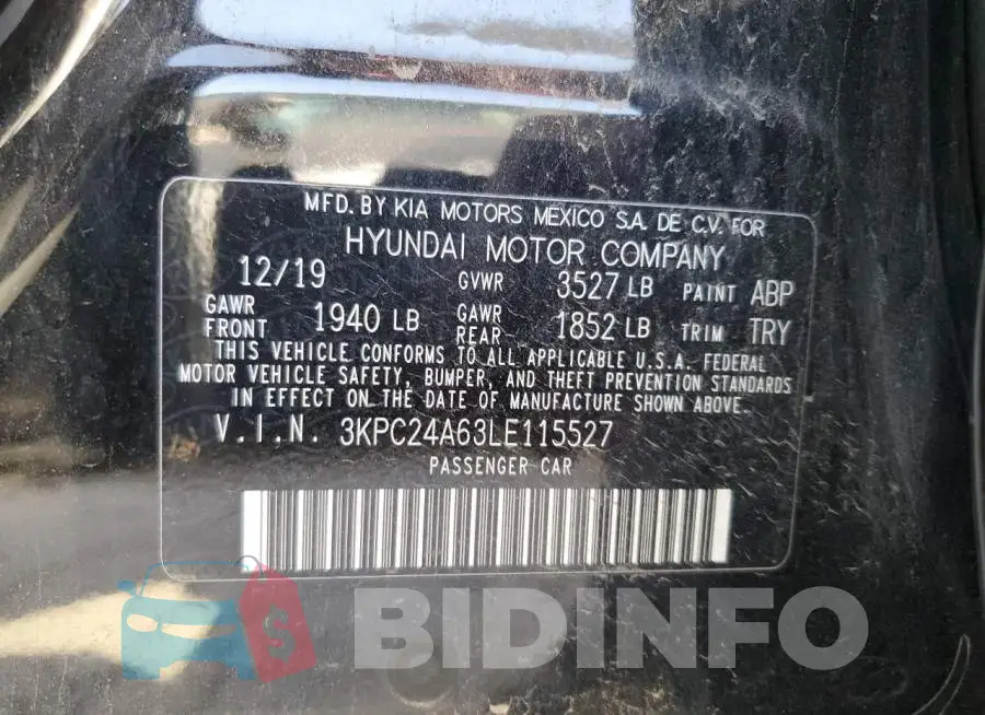 3KPC24A63LE115527 Photo# 12