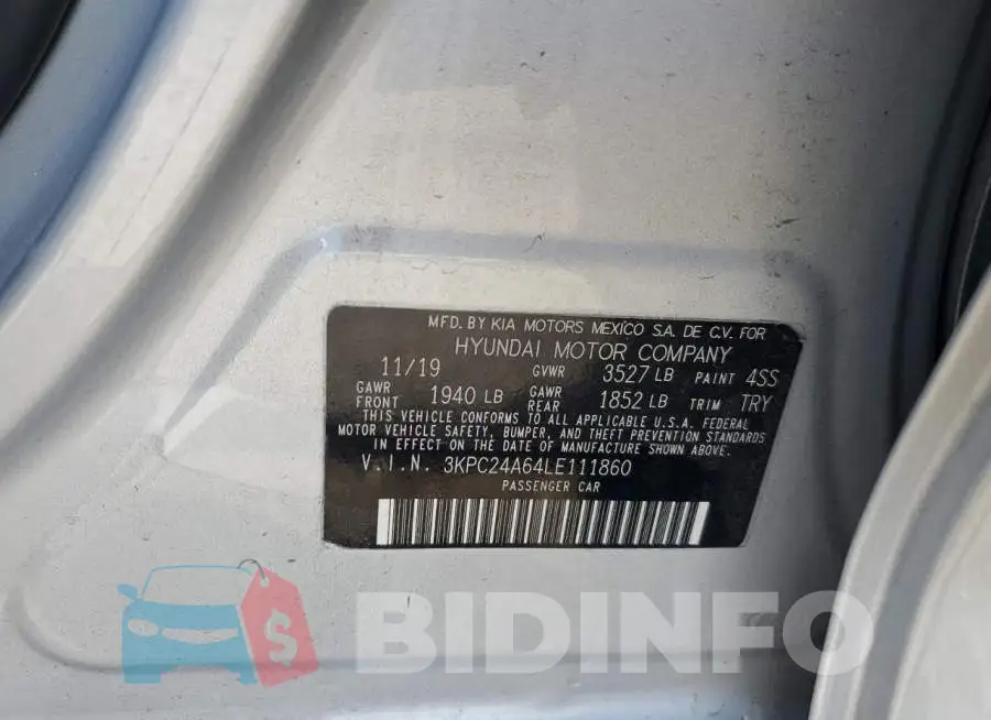 3KPC24A64LE111860 Photo# 12