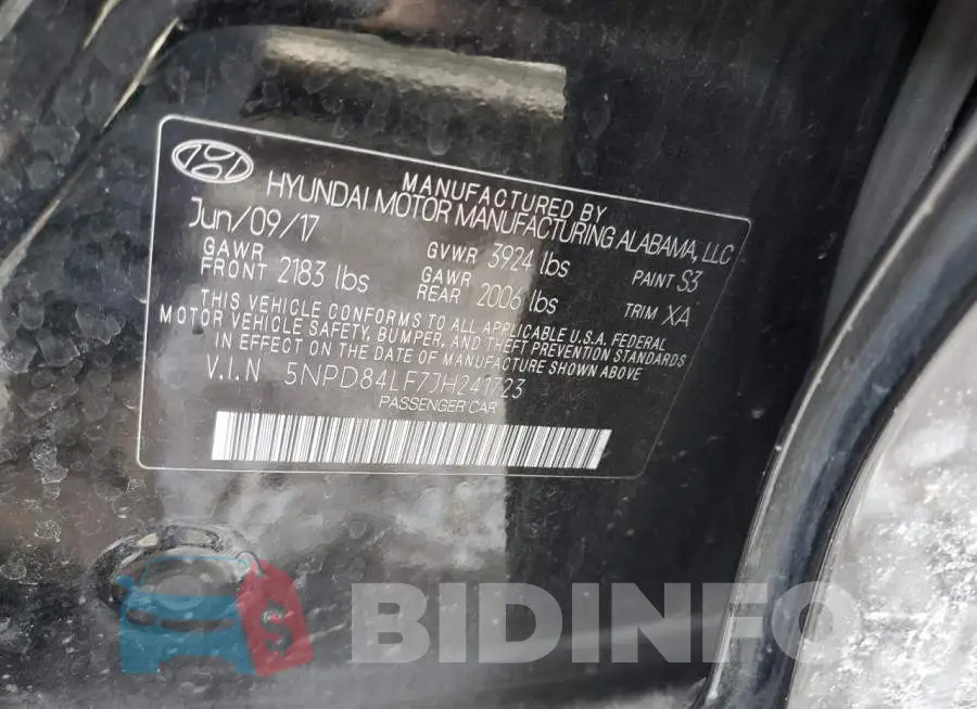 5NPD84LF7JH241723 Photo# 12