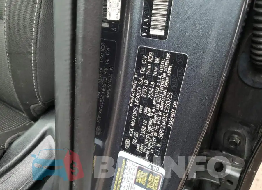 3KPF24AD5LE233235 Photo# 12