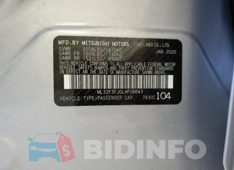 ML32F3FJ0LHF06643 Photo# 12