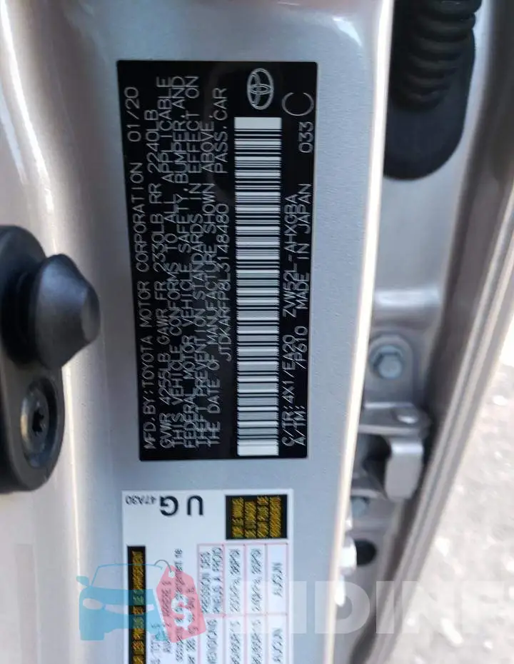JTDKARFP8L3148480 Photo# 12