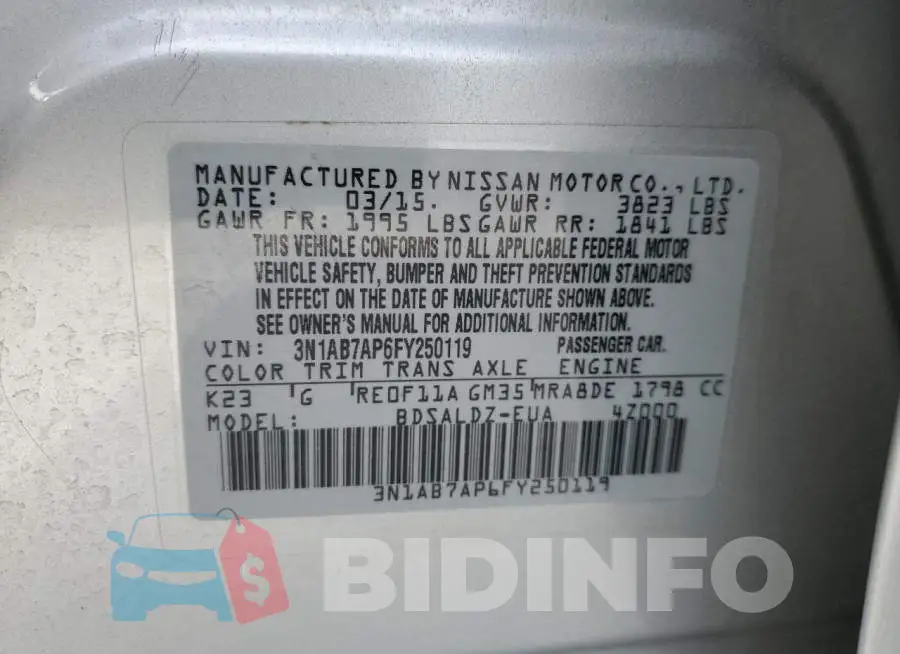 3N1AB7AP6FY250119 Photo# 12