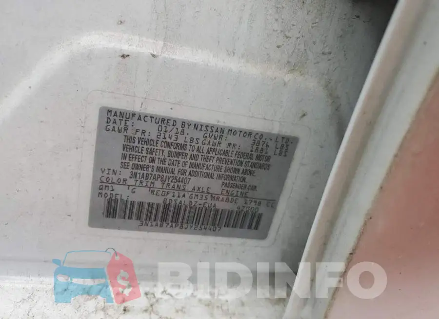 3N1AB7AP8JY254407 Photo# 12