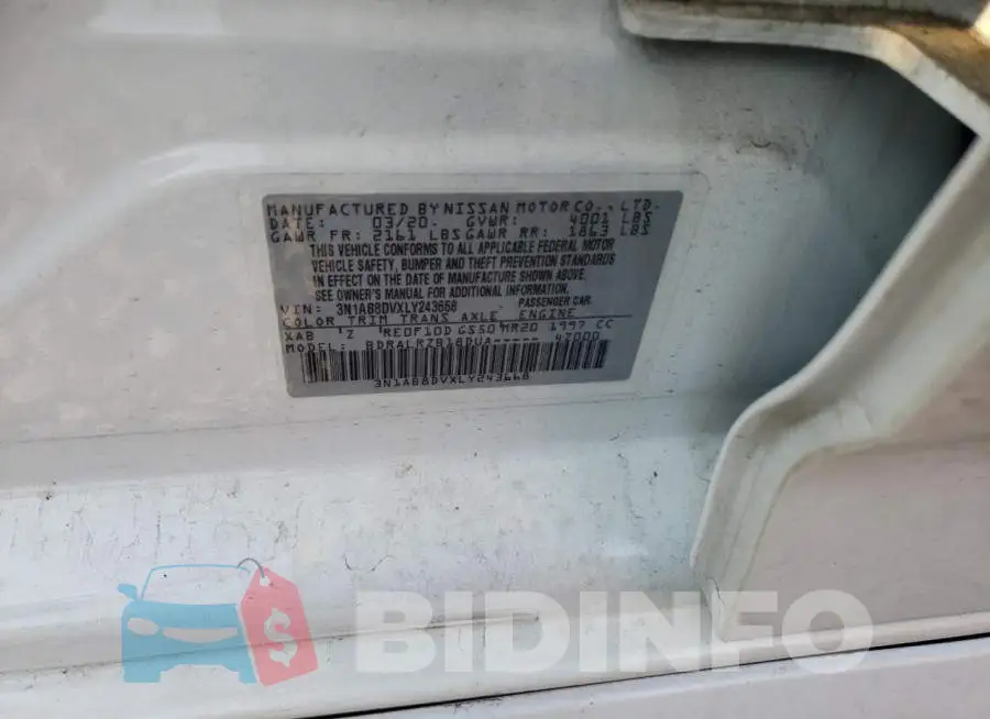 3N1AB8DVXLY243668 Photo# 12