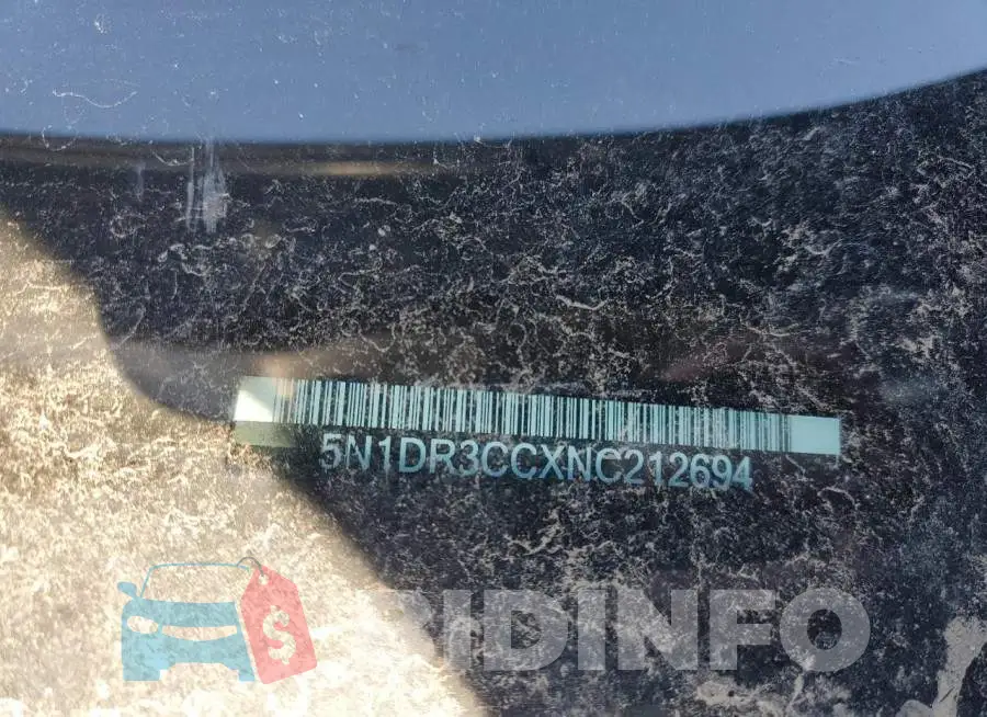 5N1DR3CCXNC212694 Photo# 13