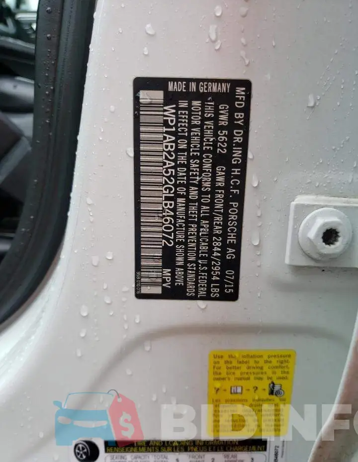 WP1AB2A52GLB46072 Photo# 13