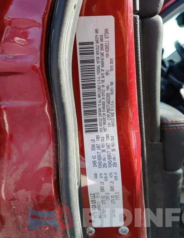 1C4PJMBS7FW662309 Photo# 13
