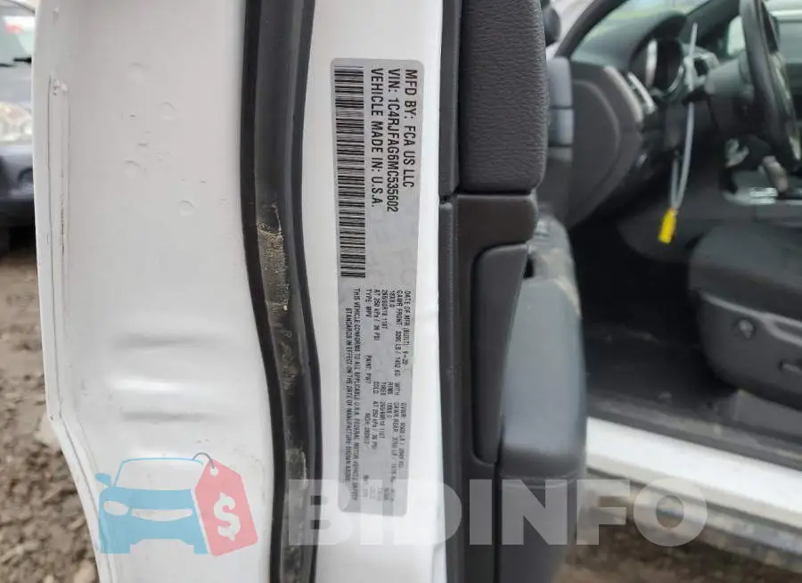 1C4RJFAG6MC535602 Photo# 13