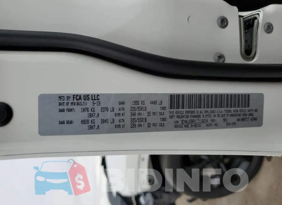 3C4NJCBB1LT118214 Photo# 13