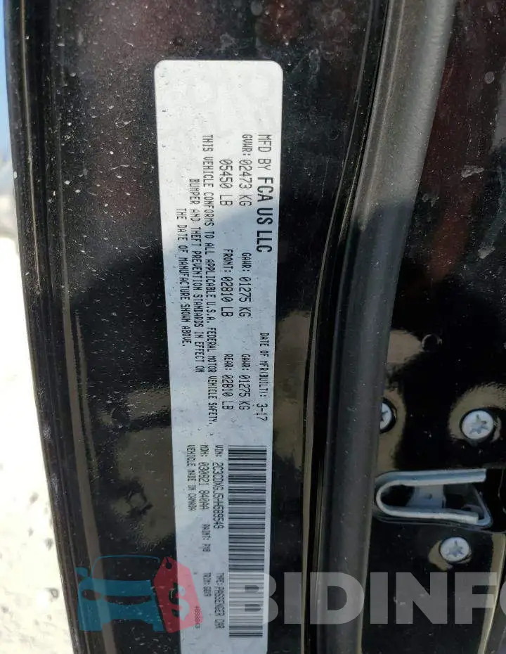 2C3CDXGJ5HH589549 Photo# 13