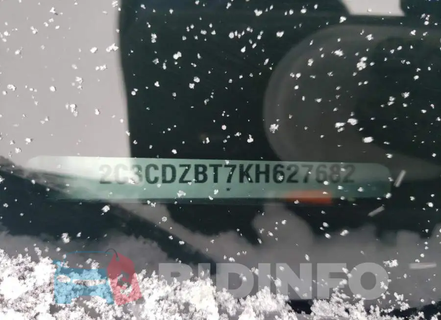 2C3CDZBT7KH627682 Photo# 12