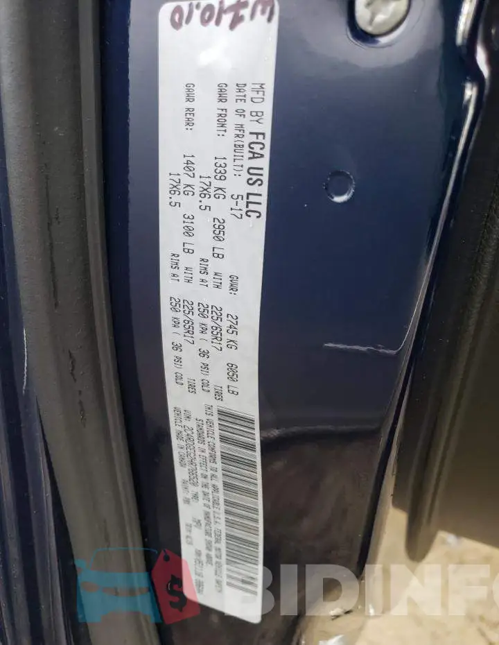 2C4RDGEG2HR766520 Photo# 13