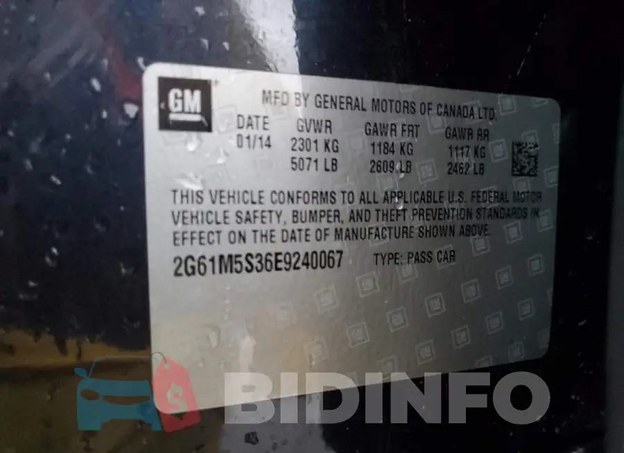 2G61M5S36E9240067 Photo# 12