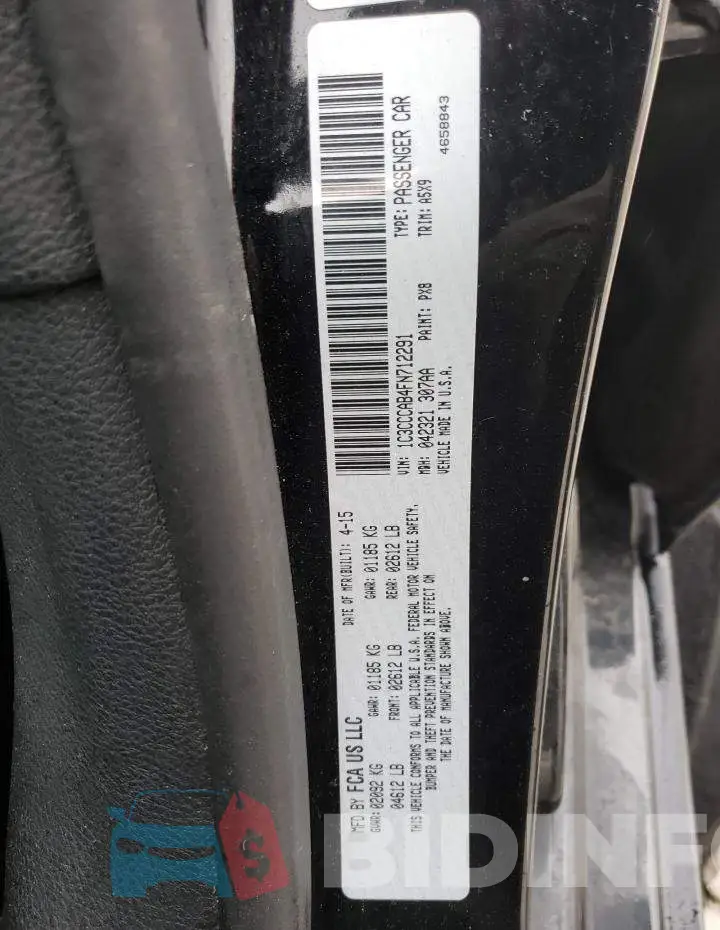 1C3CCCAB4FN712291 Photo# 13