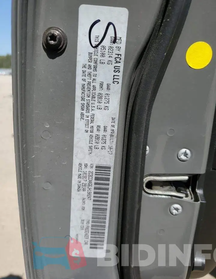 2C3CCAAG6JH190247 Photo# 12