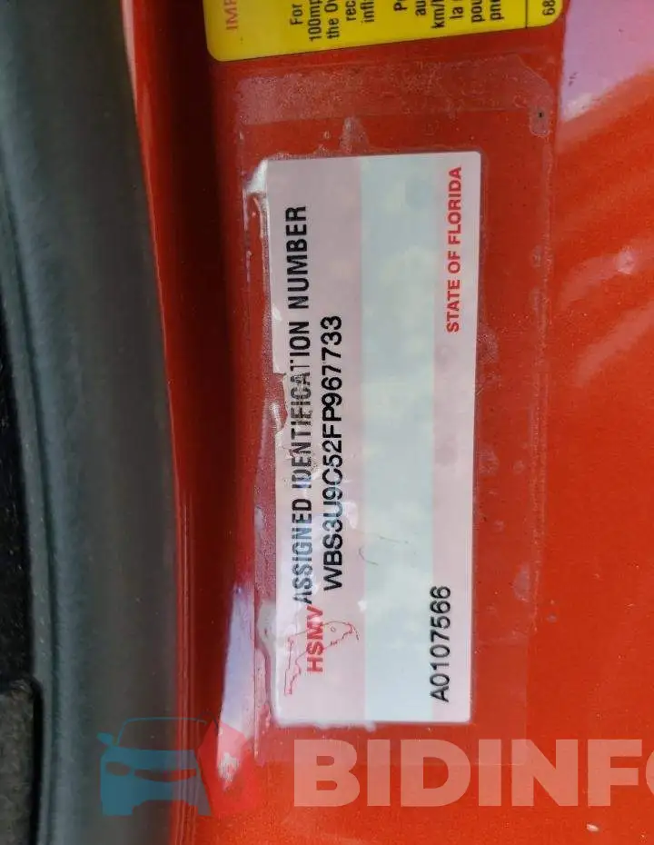 WBS3U9C52FP967733 Photo# 12