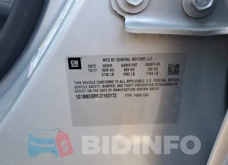 1G1BB5SM6J7163172 Photo# 12