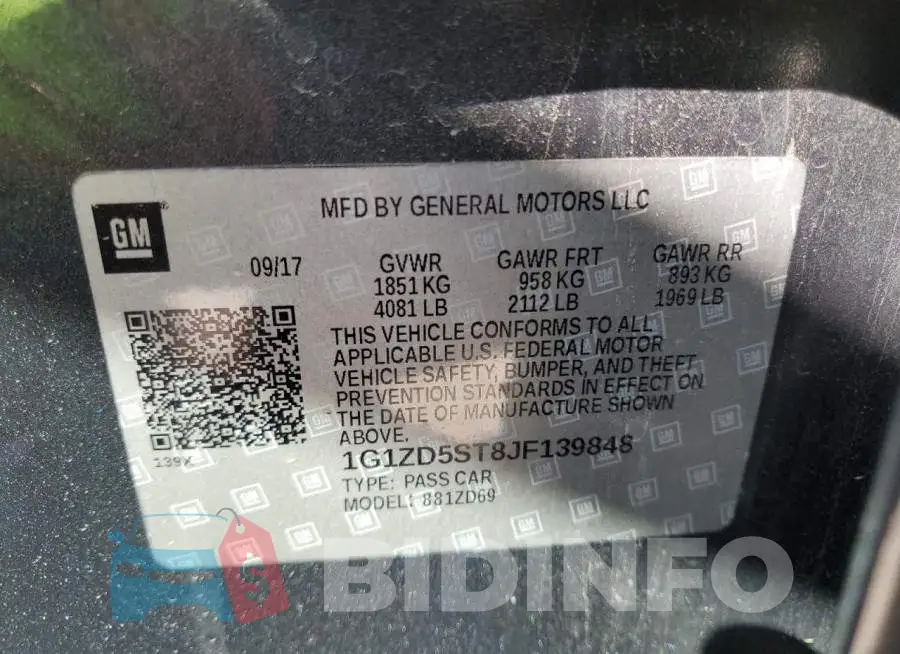 1G1ZD5ST8JF139848 Photo# 12
