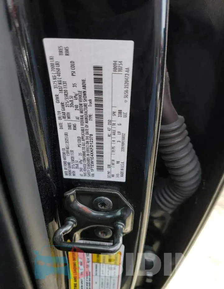 1FTEW1E4XKFD12378 Photo# 12