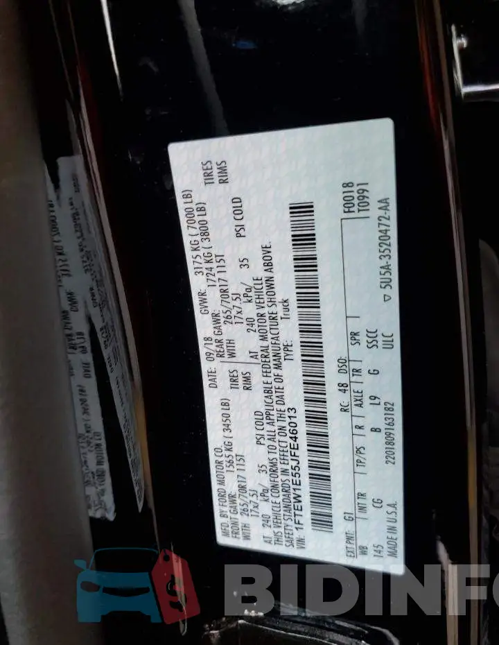 1FTEW1E55JFE46013 Photo# 12