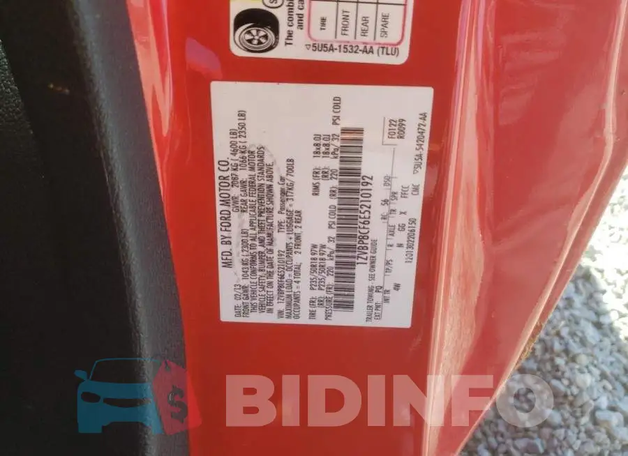 1ZVBP8CF6E5210192 Photo# 12