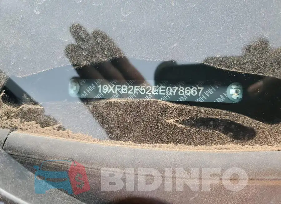 19XFB2F52EE078667 Photo# 12
