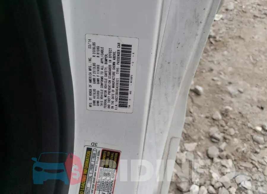 1HGCT2B84EA006521 Photo# 12
