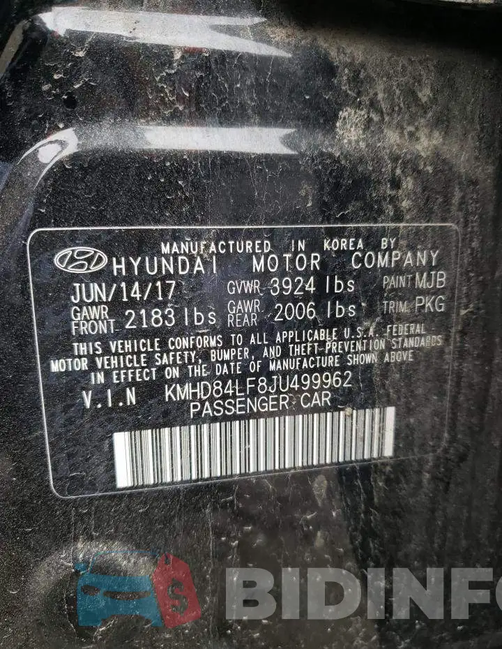 KMHD84LF8JU499962 Photo# 12