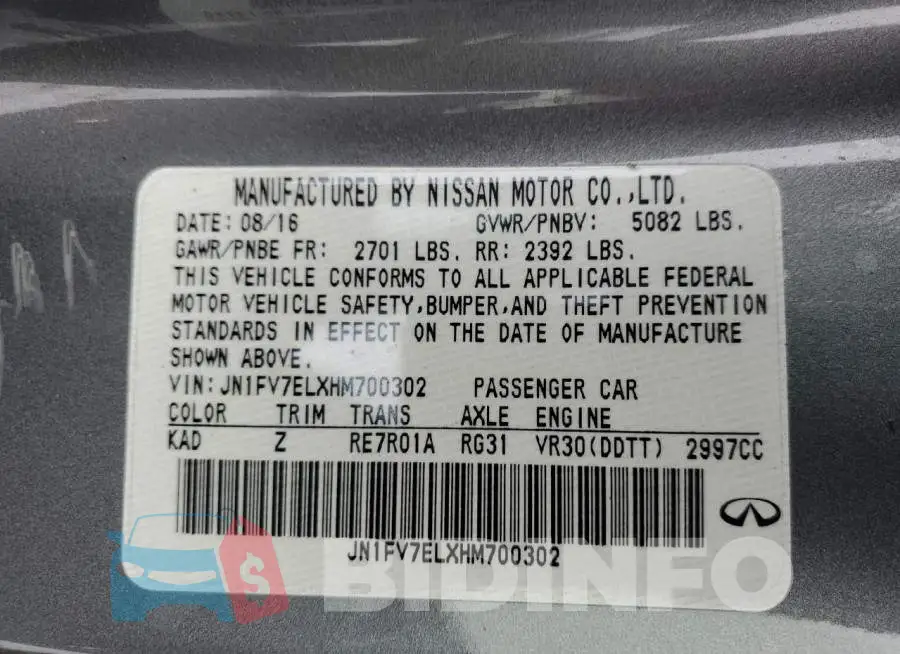 JN1FV7ELXHM700302 Photo# 12