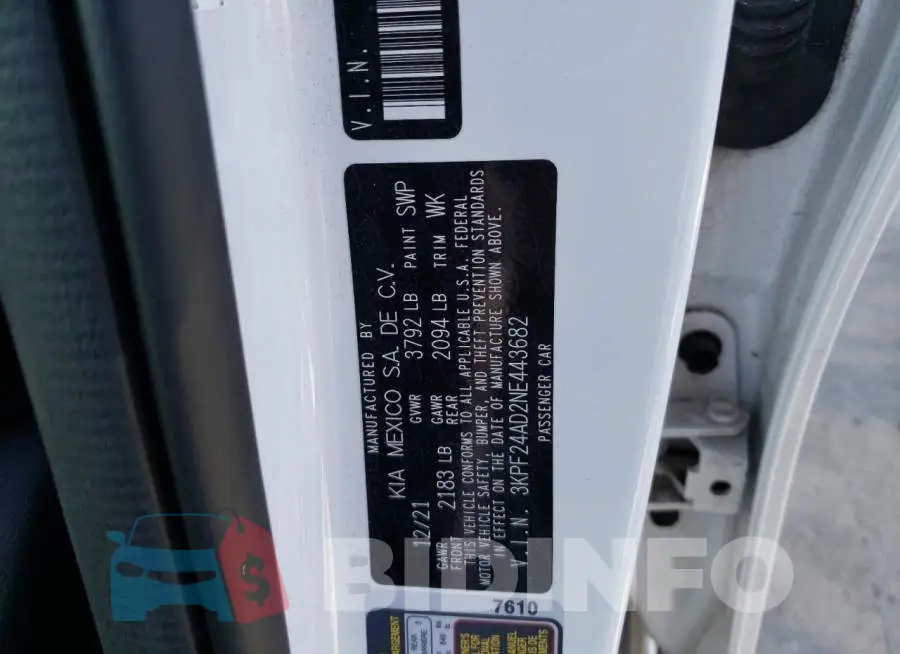3KPF24AD2NE443682 Photo# 13