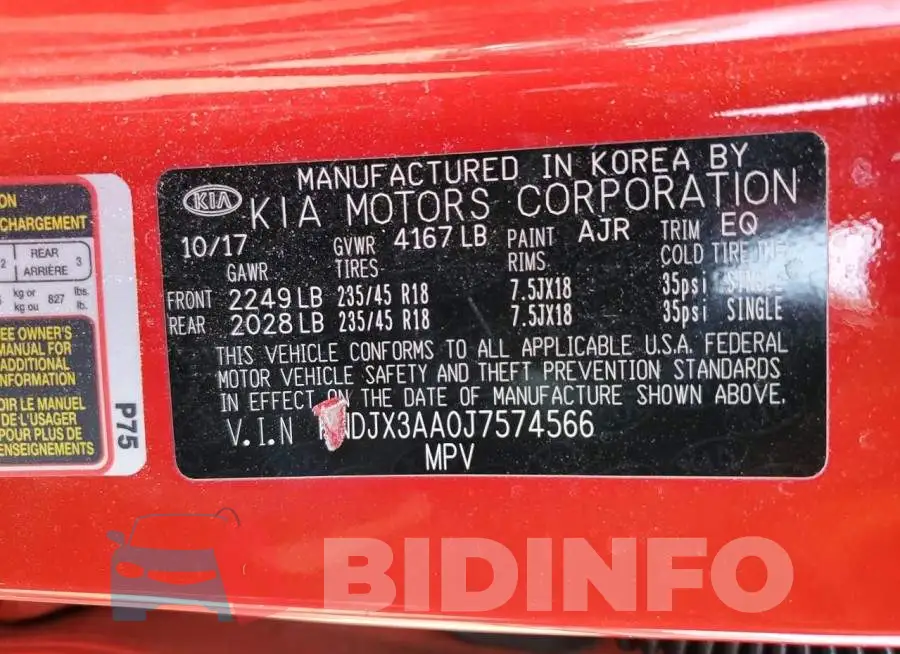 KNDJX3AA0J7574566 Photo# 13
