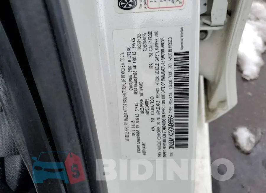 3MZBM1K72GM266654 Photo# 12