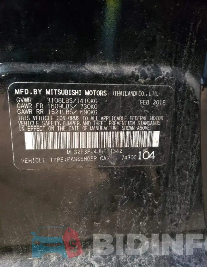 ML32F3FJ4JHF11342 Photo# 12