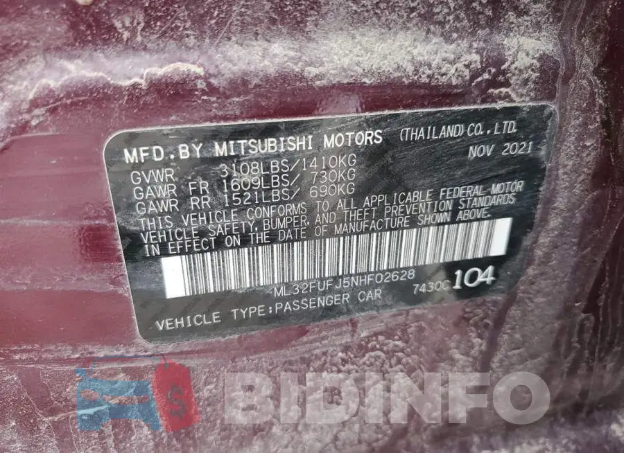 ML32FUFJ5NHF02628 Photo# 12