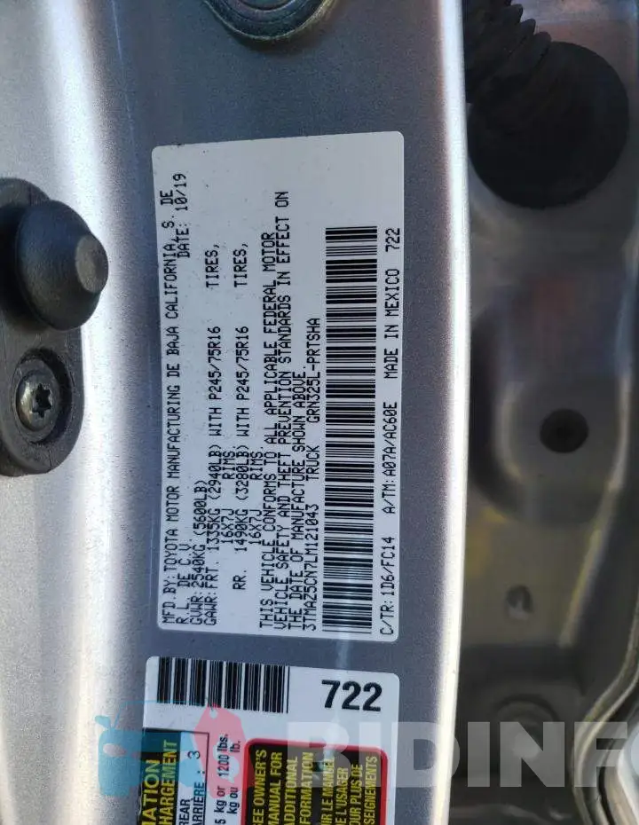 3TMAZ5CN7LM121043 Photo# 12