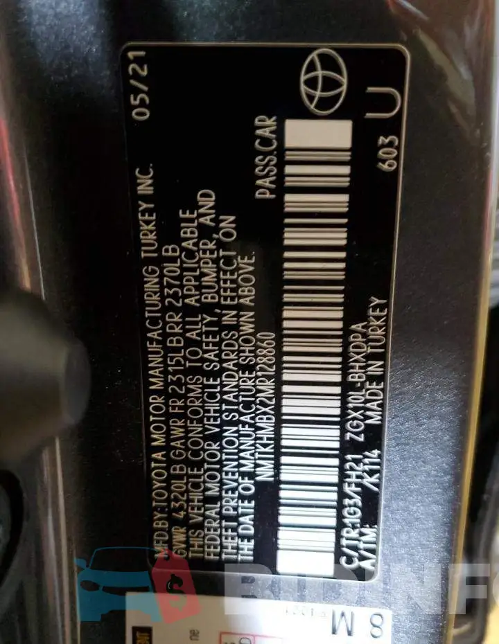 NMTKHMBX2MR128860 Photo# 12