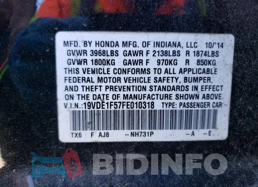 19VDE1F57FE010318 Photo# 12
