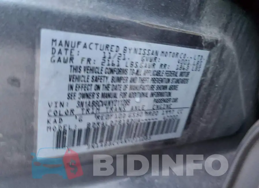 3N1AB8CV4NY211285 Photo# 12