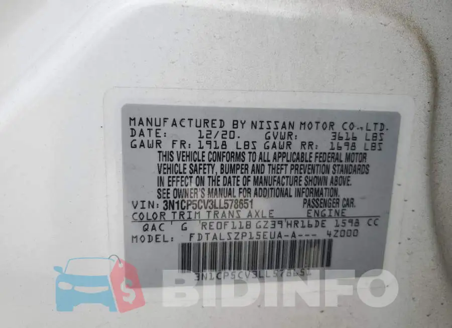3N1CP5CV3LL578651 Photo# 14