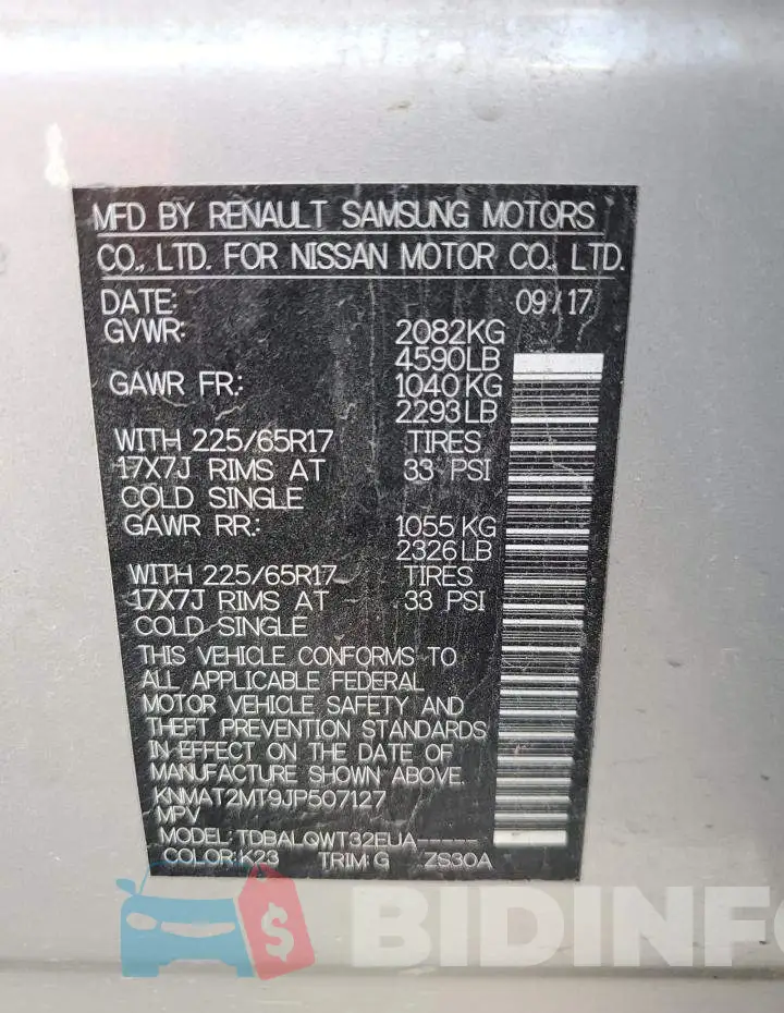 KNMAT2MT9JP507127 Photo# 13
